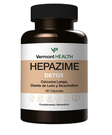 Hepazime Detox 60 comprimidos.