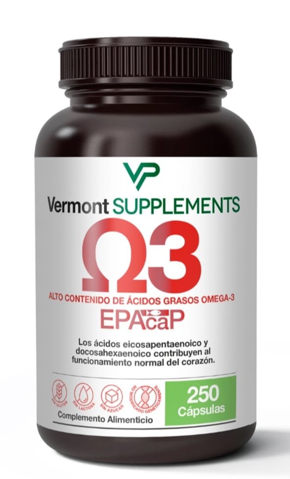 Omega 3 Vermonth 250 capsulas.