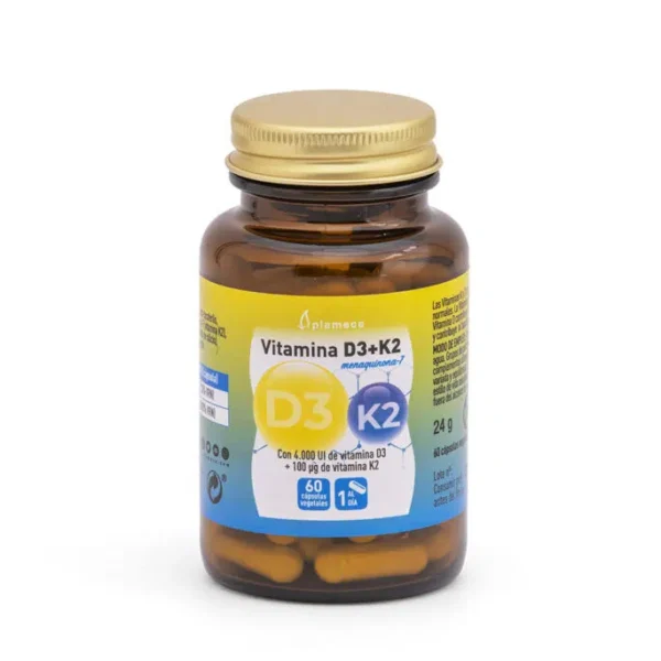 Vitamina D3- K2. 60 Capsulas.